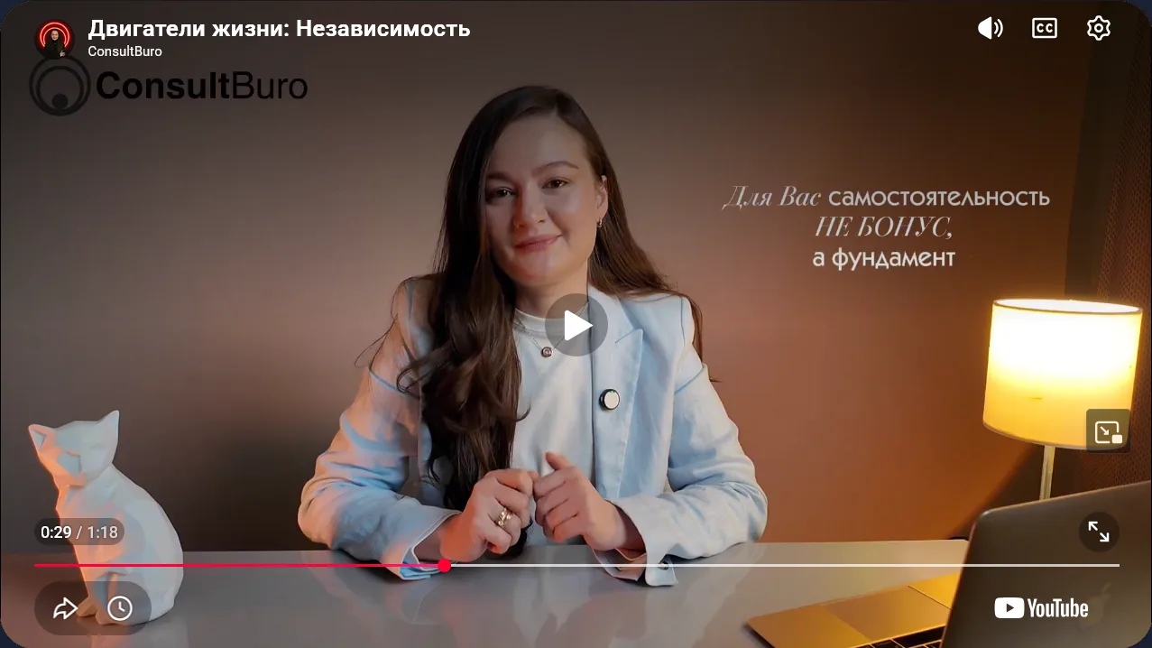 Video description of the profile
