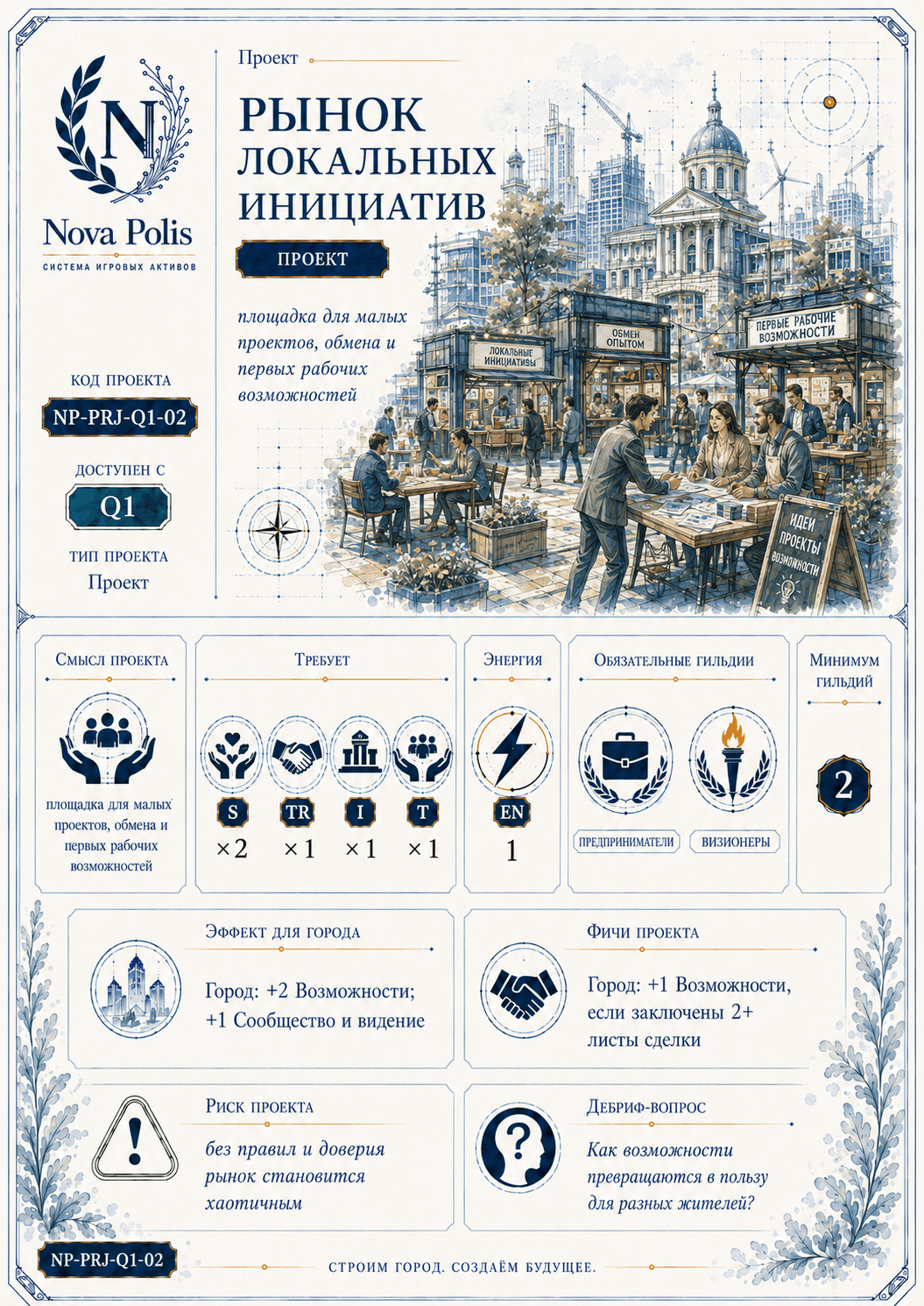 Карточка проекта Nova Polis